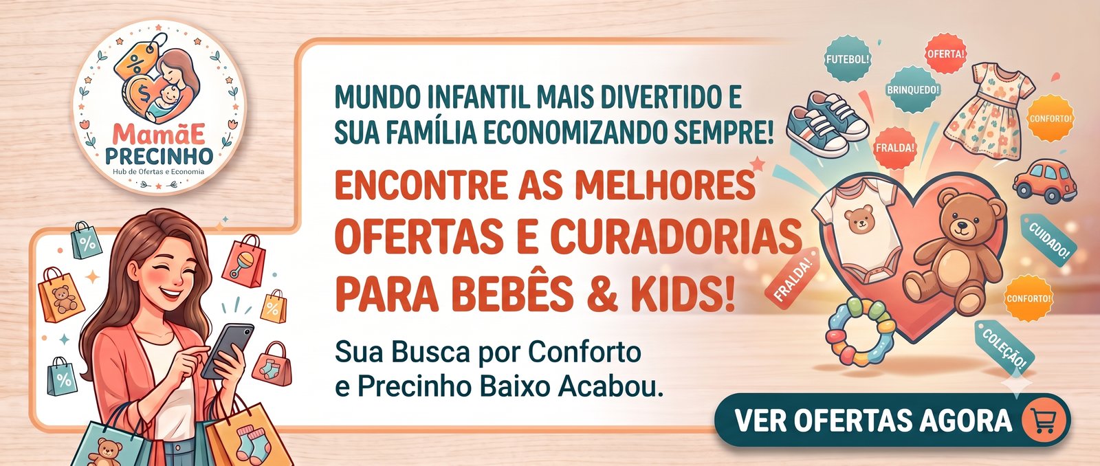 Ofertas Bebês e Kids
