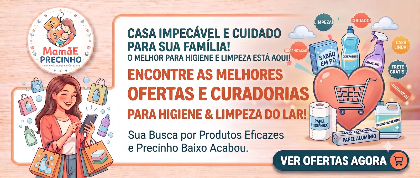 Ofertas Produtos de Higiene e Limpeza